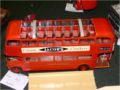 A plastic model of London's AEC Routemaster double-decker bus - photo no 2.