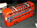 Link to photos of the plastic model of the AEC Routemaster double-decker bus.