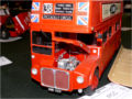 A plastic model of London's AEC Routemaster double-decker bus - photo no 4.