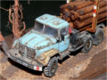 A plastic model of the Soviet Zil 131 truck - photo no 4.