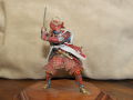 Model-making figure of a samurai in full armor made of resin - photo no 1