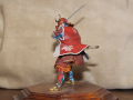 Model-making figure of a samurai in full armor made of resin - photo no 3