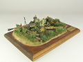 Diorama with a plastic model of the German PaK 43/41 anti-tank gun from World War II - photo No. 5