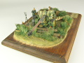 Diorama with a plastic model of the German PaK 43/41 anti-tank gun from World War II - photo No. 6