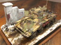 Link to photos of a diorama with a plastic model of the Sd.Kfz.234/4 armored wheeled vehicle with the 7,5 cm PaK 40 anti-tank gun.