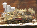 A diorama with a plastic model of the Sd.Kfz.234/4 armored wheeled vehicle with the 7,5 cm PaK 40 anti-tank gun - photo no 2