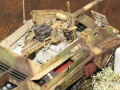 A diorama with a plastic model of the Sd.Kfz.234/4 armored wheeled vehicle with the 7,5 cm PaK 40 anti-tank gun - photo no 7