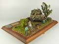 Diorama is entitled: Kryvyi Rih - Ukraine 1943. There is a plastic model of the Tiger tank on the diorama - photo No. 3