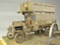 Plastic models of the military omnibus and the Holt 75 tractor on a diorama - photo no 11