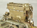 Plastic models of the military omnibus and the Holt 75 tractor on a diorama - photo no 12