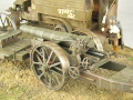 Plastic models of the military omnibus and the Holt 75 tractor on a diorama - photo no 16