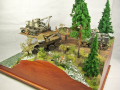 A diorama with plastic models of the M31 tank recovery vehicles and the Scammell Pioneer truck - photo no 2