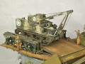 A diorama with plastic models of the M31 tank recovery vehicles and the Scammell Pioneer truck - photo no 10