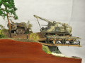 A diorama with plastic models of the M31 tank recovery vehicles and the Scammell Pioneer truck - photo no 12