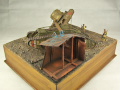 A diorama with plastic models of the Mark V and the Mark A Whippet tanks - photo no 5