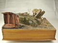 A diorama with plastic models of the Mark V and the Mark A Whippet tanks - photo no 6