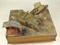 A diorama with plastic models of the Mark V and the Mark A Whippet tanks - photo no 7