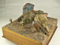 A diorama with plastic models of the Mark V and the Mark A Whippet tanks - photo no 9