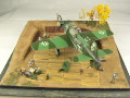 Photos of the diorama with a plastic model of the Dornier Do 335 Pfeil aircraft - photo no 2