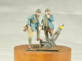 Link to photos of the French 58mm trench mortar and resin figurines of crew.