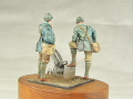 French 58mm trench mortar and resin figurines of crew - photo no 4