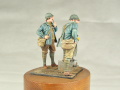 French 58mm trench mortar and resin figurines of crew - photo no 5