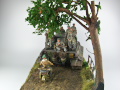 The diorama was made in a 1:16 scale based on photos found on the Internet. A group of German paratroopers moves somewhere through Belgium in 1944 - photo No. 4