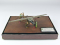 The plastic model of the American Cessna O-1D observation and liaison aircraft from the Vietnam War period - photo No. 1