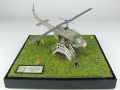 Plastic model of the American Bell UH-1V helicopter built on a 1:72 scale based on photos taken at the National Vietnam War Museum in Orlando, Florida, USA - photo No. 1