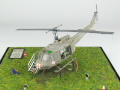 Plastic model of the American Bell UH-1V helicopter built on a 1:72 scale based on photos taken at the National Vietnam War Museum in Orlando, Florida, USA - photo No. 3