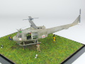 Plastic model of the American Bell UH-1V helicopter built on a 1:72 scale based on photos taken at the National Vietnam War Museum in Orlando, Florida, USA - photo No. 4