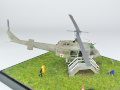 Plastic model of the American Bell UH-1V helicopter built on a 1:72 scale based on photos taken at the National Vietnam War Museum in Orlando, Florida, USA - photo No. 8