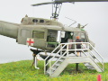 Plastic model of the American Bell UH-1V helicopter built on a 1:72 scale based on photos taken at the National Vietnam War Museum in Orlando, Florida, USA - photo No. 9