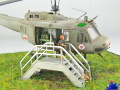 Plastic model of the American Bell UH-1V helicopter built on a 1:72 scale based on photos taken at the National Vietnam War Museum in Orlando, Florida, USA - photo No. 10