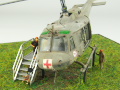 Plastic model of the American Bell UH-1V helicopter built on a 1:72 scale based on photos taken at the National Vietnam War Museum in Orlando, Florida, USA - photo No. 11