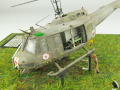 Plastic model of the American Bell UH-1V helicopter built on a 1:72 scale based on photos taken at the National Vietnam War Museum in Orlando, Florida, USA - photo No. 12