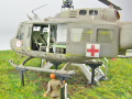 Plastic model of the American Bell UH-1V helicopter built on a 1:72 scale based on photos taken at the National Vietnam War Museum in Orlando, Florida, USA - photo No. 13