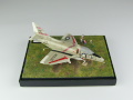 The photo shows a plastic model of the American Douglas A-4B Skyhawk attack aircraft - photo No. 5