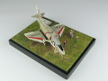 The photo shows a plastic model of the American Douglas A-4B Skyhawk attack aircraft - photo No. 6