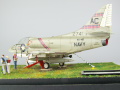 The photo shows a plastic model of the American Douglas A-4B Skyhawk attack aircraft - photo No. 10