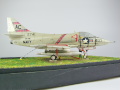 The photo shows a plastic model of the American Douglas A-4B Skyhawk attack aircraft - photo No. 11