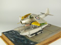 A photo gallery of a plastic model of the American Douglas TBD-1A Devastator torpedo bomber from World War II - photo No. 2