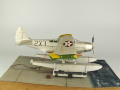 A photo gallery of a plastic model of the American Douglas TBD-1A Devastator torpedo bomber from World War II - photo No. 5