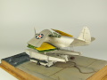 A photo gallery of a plastic model of the American Douglas TBD-1A Devastator torpedo bomber from World War II - photo No. 8