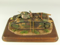 Link to a photo of a plastic model of the French B1 bis heavy tank - photo No. 4