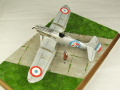 Plastic model of the French Dewoitine D.500 aircraft made in 1:32 scale from the Dora Wings kit - photo no 5