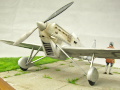 Plastic model of the French Dewoitine D.500 aircraft made in 1:32 scale from the Dora Wings kit - photo no 10