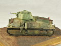 Link to photos of the plastic model of the French Somua S35 tank from the Second World War.