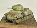 A plastic model of the French Somua S35 tank captured and used by the Germans, period of the Second World War - photo no 2