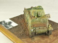 A plastic model of the French Somua S35 tank captured and used by the Germans, period of the Second World War - photo no 3